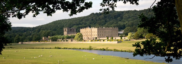 Chatsworth House in Derbyshire