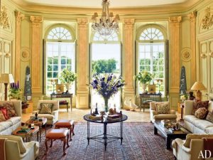 Luxurious experiences in the Grand Salon at Château du Grand-Luce.