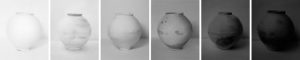 Bohnchang Koo “Moon Rising II,” photography of a Korean Moon Jar on Bruce Andrews Design Journal